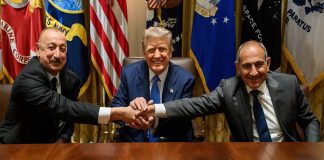 Trump:”Savaş sonsuza kadar bitti” Azerbaycan ve Ermenistan ABD’de barış anlaşması imzaladı