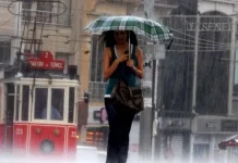 Istanbul yağmurla buluşuyor!