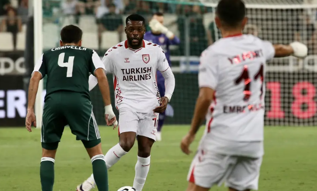 UEFA Avrupa LigiSamsunspor, galibiyeti koruyamadı, tur hesapları rövanşa kaldı