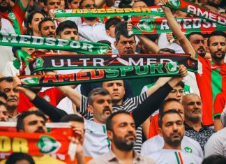 TFF, Amedspor’un formasında Kürtçe slogan bulunmasına izin verdi.
