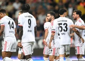 Beşiktaş erteleme maçında farka koştu.