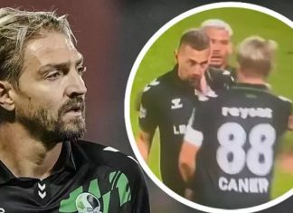 🎥Caner Erkin’den olay hareket; Takım arkadaşına tokat attı, kırmızı kart gördü!