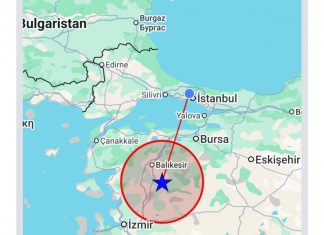 İstanbul da hissedildi. Balıkesir’de 6.1 büyüklüğünde deprem.