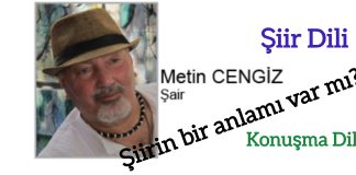 Metin CENGİZ; ŞİİRSEL Anlam