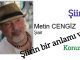 Metin CENGİZ; ŞİİRSEL Anlam