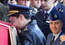 Şehit pilot yarbay da uğurlandı