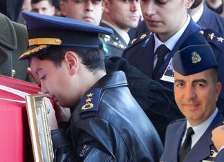 Şehit pilot yarbay da uğurlandı