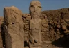 Göbeklitepe’de yeni keşif: Ağzı dikişli heykel.