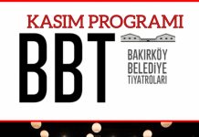 🎥 Bakırköy Belediye Tiyatroları, (BBT) Kasım ayına 4 Farklı Oyunla giriyor.