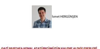 İsmet HERGÜNŞEN; 24 Kasım: Bir milletin hafızasında saklı ışık…