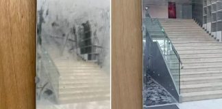 Sanat eserini “kirli ayna” sanıp tuvalet kağıdıyla sildi; pırıl pırıl yaptı!