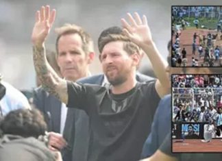 Hindistan’da Messi kaosu. Stad ziyaretini kısa tutunca taraftarlar ortalığı savaş alanına çevirdiler