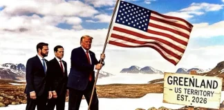 Trump, Grönland’e ABD bayrağı dikti!