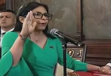 Yemin etti, göreve başladı. Venezuela’nın geçici Devlet Başkanı Delcy Rodriguez oldu