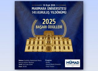 🎥 Kısa adı MÜMAD1883+ olan Marmara Üniversitesi Mezunları ve Akademisyenleri Derneği ‘2025 Başarı Ödülleri’ sahiplerine verildi.