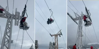 Uludağ’da telesiyej arızası; 51 kişi mahsur kaldı