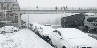 İstanbul’da pazartesi kuvvetli kar yağışı bekleniyor.