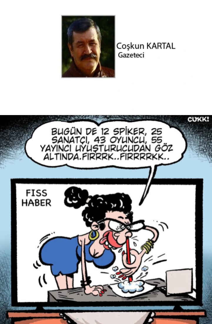 Coşkun KARTAL;      HER “ÜNLÜ” BİR GÜN 15 DAKİKALIĞINA GÖZ ALTINA MI ALINACAK?