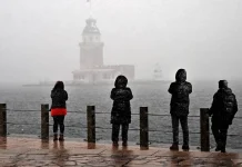 Yarın (22 Şubat Pazar) yurt genelinde sıcaklık, 4-6 derece azalacak. Kar görülebilir.