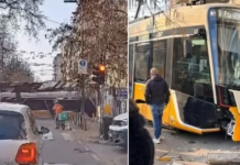 🎥İtalya’da tramvay raydan çıkıp binaya çarptı; 2 ölü, 38 yaralı. İşte o anlar…