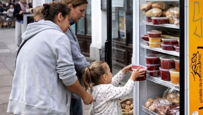Herkes istediğini ücretsiz alabilecek. O ülkede sokaklara binlerce buzdolabı yerleştirildi