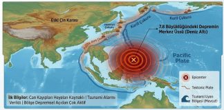 Filipinler’de 7.8 büyüklüğünde deprem.