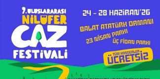 🎥 Nilüfer Belediyesi 9. Uluslararası Caz Festivali 24 Haziran Çarşamba günü başlıyor.