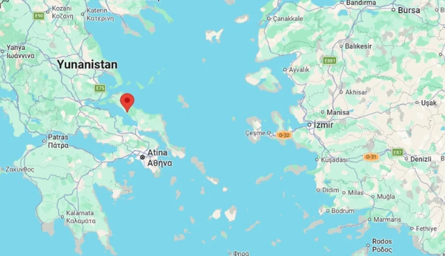 Yunanistan’da 5.3 Büyüklüğünde Deprem