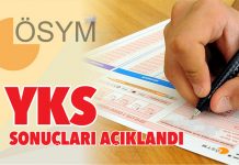 Yükseköğretim Kurumları Sınavı (YKS) sonuçları açıklandı.