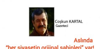 Coşkun KARTAL; GELİNEN NOKTA’DA YENİ PARTİ’YE DÜŞENLER