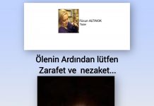 Füsun ALTINOK; Ölenin Ardından